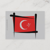 Koolpenseelvlag Visitekaartje (Achterkant)