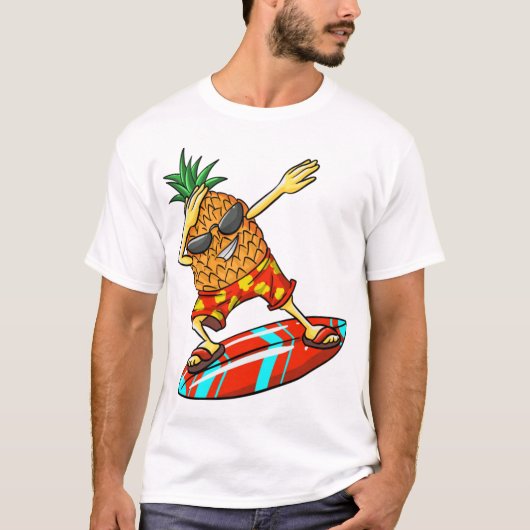 Koolpineappelsap, schimmelkoorts, surfervet t-shirt (Voorkant)
