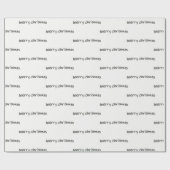 Koolpotlood Merry kerst Cadeaupapier (Vlak)