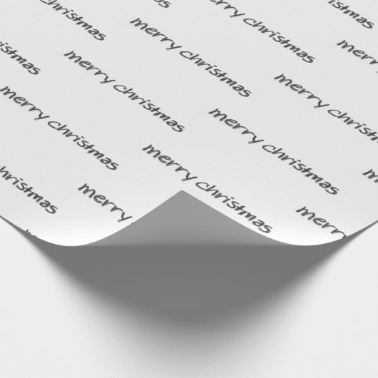 Koolpotlood Merry kerst Cadeaupapier (Hoek)