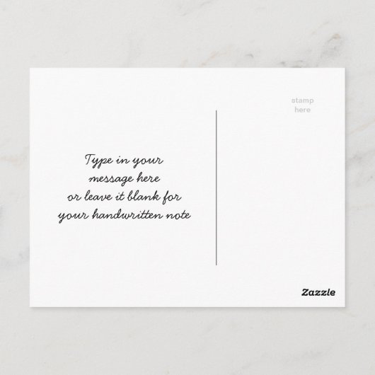 Koolpotloodschets voor aardewerk briefkaart (Achterkant)