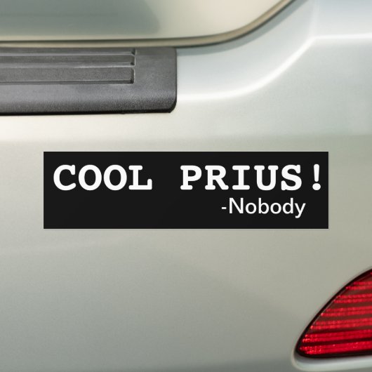 KOOLPRIJS! Said Niemand Bumpersticker (Op auto)