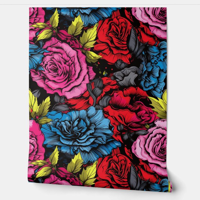 Koolpunt Bloemen Bloeien Behang (Afrollen)