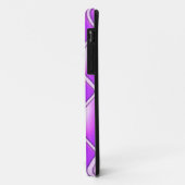 Koolpurperen diamant met monogram Case-Mate iPhone case (Achterkant/links)
