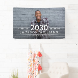 Koolrasters EDITABLE KLEUR Afstuderen Banner