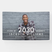 Koolrasters EDITABLE KLEUR Afstuderen Banner (Horizontaal)