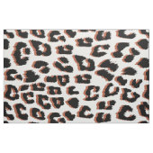 Koolrode bruine luipaardprint stof (Fat Quarter)
