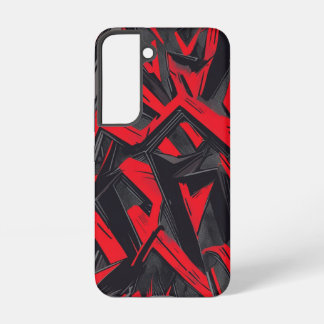 Koolrood en Zwart Samsung Galaxy Hoesje