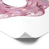 Koolroze ABSTRACTE KUNST Grafisch ontwerp Poster (Hoek)