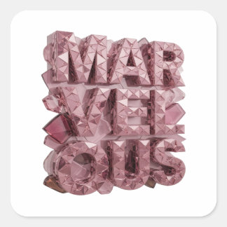 Koolroze MARVELOUS Sticker Kunst