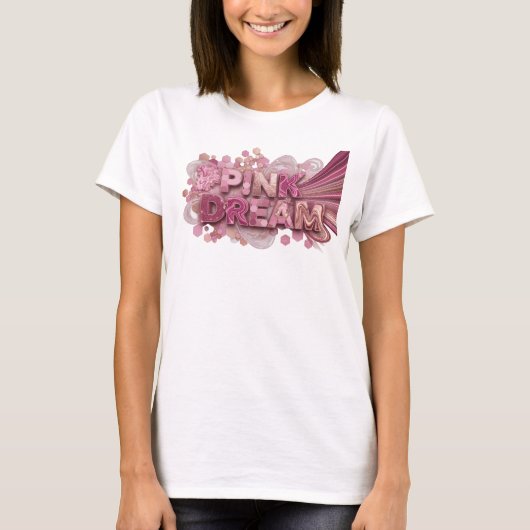 Koolroze PINK DREAM Statement T-shirt (Voorkant)
