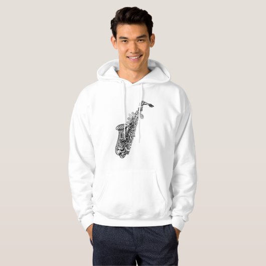 Koolsaxofone Hoodie (Voorkant volledig)