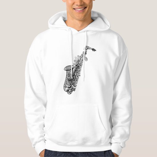 Koolsaxofone Hoodie (Voorkant)