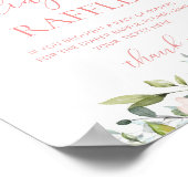 Koolschildpad met paars bloesem poster (Hoek)