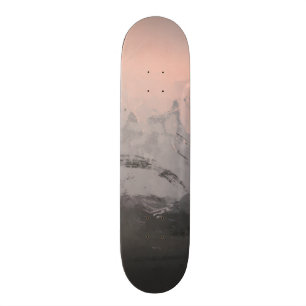 Koolskateboardkunst Roze skateboard roze zwart v