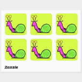 Koolslakketel v4 vierkante sticker (Vel)