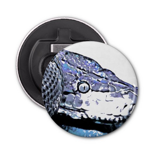 Koolslang Button Flesopener (Voorkant)