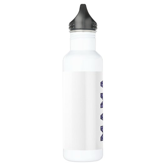Koolslogan MAMA dierprinttypografie Waterfles (Links)