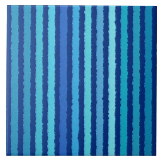 Koolstaven - Kobalt en Sky Blue Tegeltje (Voorkant)