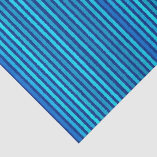 Koolstaven - Kobalt en Sky Blue Tissuepapier (Detail)