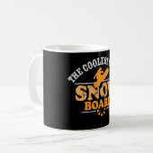 Koolste meisjes Snowboard Koffiemok (Voorkant links)