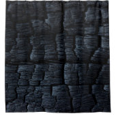 Koolsteenas gebrand achtergrond douchegordijn (Voorkant)