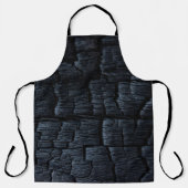Koolsteenas gebrand achtergrond schort (Voorkant)