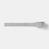 Koolsteengrijs- en witte koolstapes grosgrain lint (Voorkant)