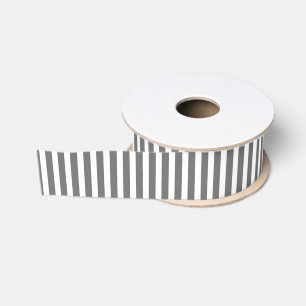 Koolsteengrijs- en witte koolstapes grosgrain lint