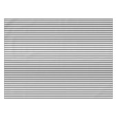 Koolsteengrijs- en witte koolstapes tafelkleed (Voorkant (Horizontaal))