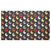 Koolsteengrijs multi, geschetste paisley stof (Fat Quarter)