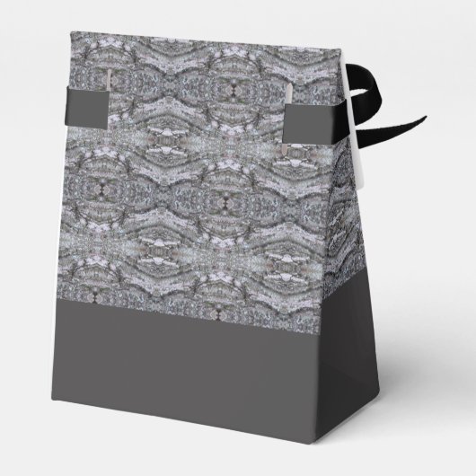 Koolsteengrijs ontwerp bedankdoosjes (Achterkant)