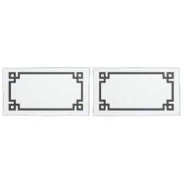 Koolsteengrijze Griekse hoofdgrens Koningsgrootte Kussensloop