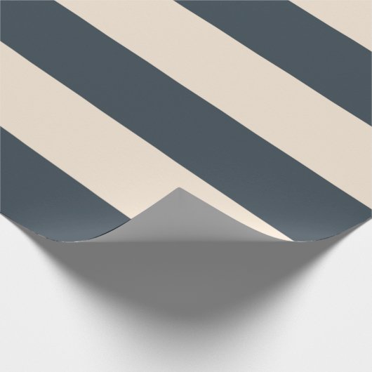 Koolsteengrijze stapjes cadeaupapier (Hoek)