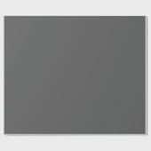 Koolsteengrijze vaste kleur past deze aan cadeaupapier (Vlak)