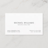 Koolsteengrijze Visitekaartjes (Achterkant)