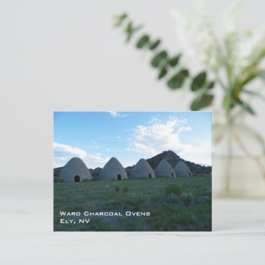 Koolsteenovens Briefkaart (Staand voorkant)