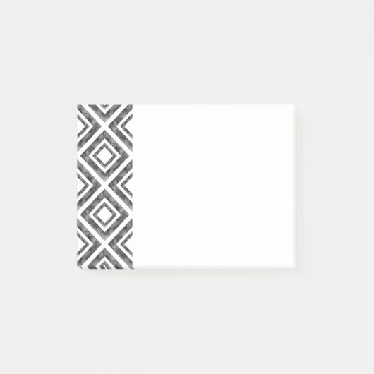 Koolsteenwitte Waterverf Diamond Post-it® Notes (Voorkant)