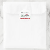 Koolstof 14 Dating Ronde Sticker (Tas)