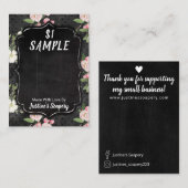 Koolstof-alkbordzeep-voorbeeldkaart Visitekaartje (Voorkant / Achterkant)