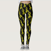 Koolstof (badas/torn)...endometriose leggings (Voorkant)