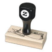 Koolstof / banner / Etiket Rubberstempel (Stempel)