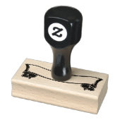 Koolstof / banner / Etiket Rubberstempel (Stempel)