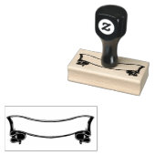 Koolstof / banner / Etiket Rubberstempel (Gestempeld)