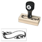 Koolstof / banner / Etiket Rubberstempel (Gestempeld)