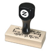 Koolstof / banner / Etiket Rubberstempel (Stempel)