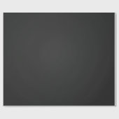 Koolstof diep donkerverzadigde kerstvakantie cadeaupapier (Vlak)