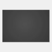 Koolstof diep donkerverzadigde kerstvakantie inpakpapier vel (Voorkant 3)