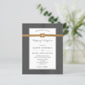 Koolstof dockside & Rope Rustic Budget Wedding (Staand voorkant)