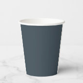 Koolstof Goud Kleur Monogram Professioneel Initiaa Papieren Bekers (Achterkant)
